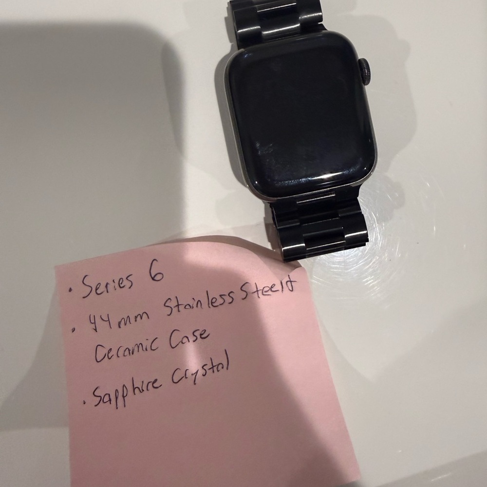 Apple Watch Series 6 Stainless Steel - Black